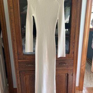 South Moon Under White Sweater Dress